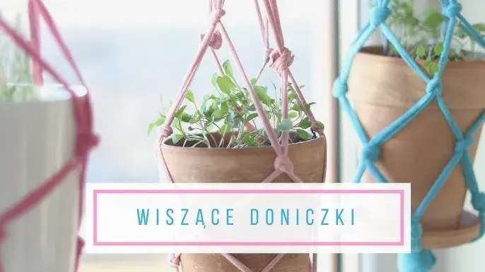 Tanie i proste wiszące doniczki DIY. Zrób je sama bez stresu i wydatków