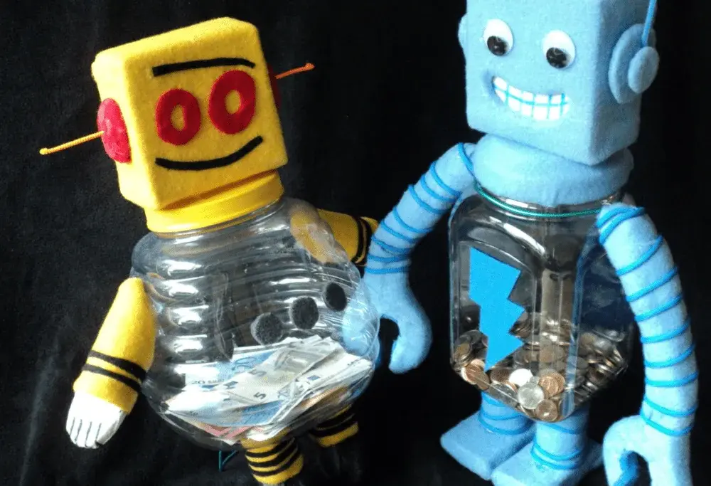 Jak zrobić robota z butelek plastikowych: 8 prostych kroków