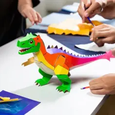 Prosty sposób na wykonanie dinozaura z kartonu dla kreatywnych dzieci