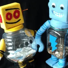 Jak zrobić robota z butelek plastikowych: 8 prostych kroków
