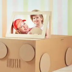 Prosty domek z kartonu dla dzieci. Zrób to sam bez stresu i kosztów